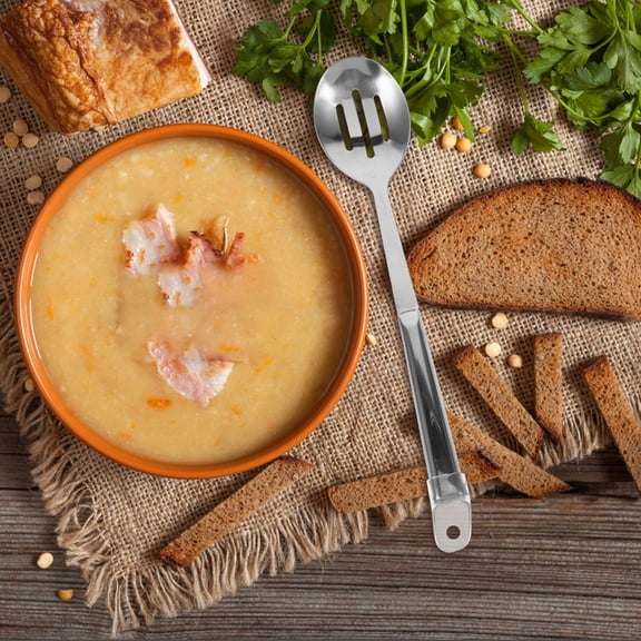 LOLIPPYY Stainless Steel Slotted Spoon Kitchen Cooking Utensil 1 Piece and