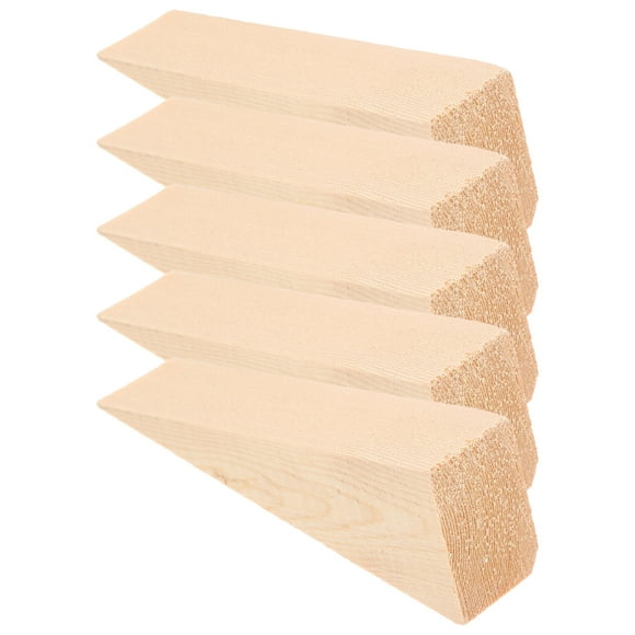 EXHUMKY 5Pcs Furniture Shims Wood Preventing Wobbling for Table Levelers Adults