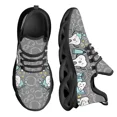 thumbnail image 1 of Zapatos casuales para mujer con diseño de dentista, planos, con cordones, transpirables, para caminar en la playa, primavera y otoño., 1 of 6