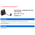 thumbnail image 2 of Fuel Tank Cap - Compatible with 1994 - 1997 Ford F53 1995 1996, 2 of 2