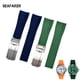 thumbnail image 2 of Correa de caucho para hombre, 20 mm, 21 mm, hebilla plegable, accesorios de correa de reloj para Rolex GMT Ghost King Ancon, correa de silicona impermeable para mujer, 2 of 5