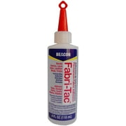 Beacon Fabri-Tac Permanent Quick-Dry Fabric Adhesive Glue, 4 oz. Bottle