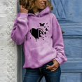 thumbnail image 2 of Pull à Manches Longues Automne Hiver pour Femmes, Imprimé, Col Rond, Sweat à Capuche, 2 of 5
