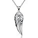 thumbnail image 3 of Kaletine Pendentif Ailes d'Ange Gardien Collier Argent Sterling 925 Chaîne Câble Réglable 16 Po+2 Po Rallonge, 3 of 4