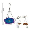 thumbnail image 3 of Mosiee Hanging Bird Bath For Garden Lovers Hanging Bird Bath Water Drinker For Birds, 3 of 6