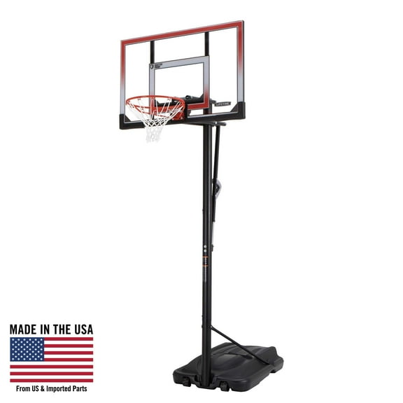 Lifetime 50-Inch Shatterproof Portable Basketball Hoop with Action Grip Adjustment & Slam-It Rim - Model 71566-Outdoor Play