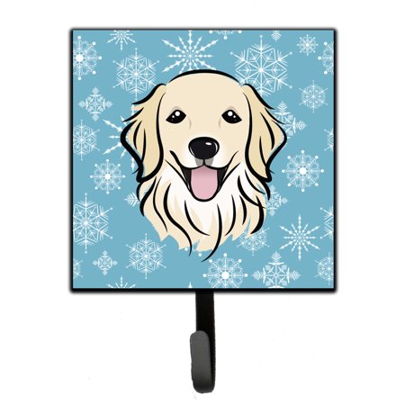 

Carolines Treasures BB1639SH4 Snowflake Golden Retriever Leash & Key Holder