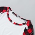 thumbnail image 3 of Pijamas Navideñas Conjunto de 2 piezas a juego Ropa de dormir navideña a cuadros Ropa de hogar para padres e hijos Kuymtek Negro*4-5 años*niño Única para Unisex, 3 of 9