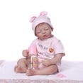 thumbnail image 1 of SalonMore 20" Réaliste Silicone Renaître Bébé Fille Nouveau-Né Poupées, 1 of 7