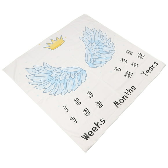 Manta para fotografía de bebés, manta para hitos mensuales del bebé, manta suave para hitos mensuales del bebé, máxima comodidad