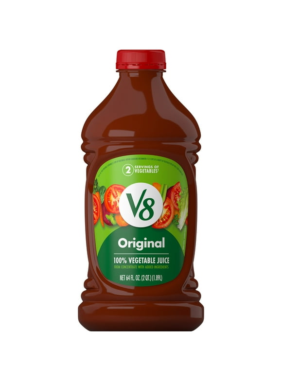 V8 Original 100% Vegetable Juice, 64 fl oz Bottle