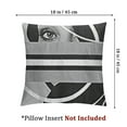 thumbnail image 4 of nygtbtfer Black and White Throw Pillow Covers  Set of 2 Decor Decorative Throw Pillow Cover Grey Abstract Modern Geometric Square Cushion Cases for Sofa Bed Couch 22x22in, 4 of 7