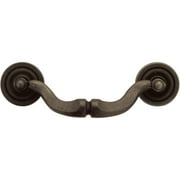 Liberty 3-1/2" Rustic Ringed Rigid Pull, Distressed Oil Rubbed Bronze
