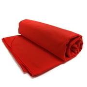 Shason Textile Poly Cotton (3 Yards Cut) x 44 Craft Projects Quilting Precut Fabric, Red