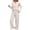 Beige 1, variant on MEICHEN Pajamas for Women Set Womens Pajamas 2 Piece Sets Outfits Matching Suits Long Sleeve Sweater Long Pants Pockets Womens Sleepwear