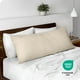 thumbnail image 5 of Bare Home Funda de Almohada Corporal - Cierre de Cremallera - Ultra Suave - Doble Cepillado - Arena, 5 of 8