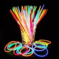 thumbnail image 1 of 100 un Pulsera Neon Props Balada Fluorescente Fiesta Led Deng Xun unisex, 1 of 1