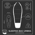 thumbnail image 3 of Sleeping Bag Para Campismo Y Montaña Kon Tiki Umbra Rojo Kon Tiki Umbra, 3 of 3