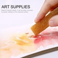 thumbnail image 2 of UPGRATOR 3 Pcs Brosse Ronde en Caoutchouc Naturel Jaune pour Artistes, 2 of 5