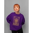 thumbnail image 2 of Radiant Churro Art Deco Style Graphic Design Women's Sweatshirt, 2 of 4