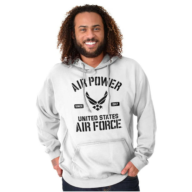 Us Air USAF Power Wings Logo Hoodie Sweatshirt Women Brisco Brands 2X - Walmart.com