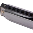 thumbnail image 2 of 10 Hole 20 Harmonica Blues Deluxe Harmonica Beginner C Harmonica - Black, 2 of 4