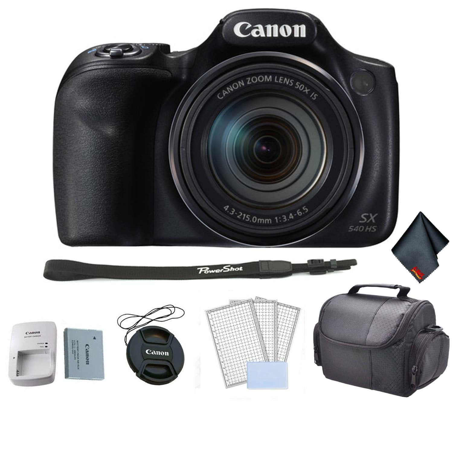 Canon PowerShot SX540 HS Digital Point and Shoot Camera Bundle