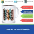 thumbnail image 3 of Blessed Teacher Rainbow Coffee Mug Gift Custom Name Cup Leopard Cheetah Teacher Appreciation Week Gift Gifts For Her 318, Ceramic Novelty Coffee Mugs 11oz, 15oz Mug, Tea Cup, 3 of 4