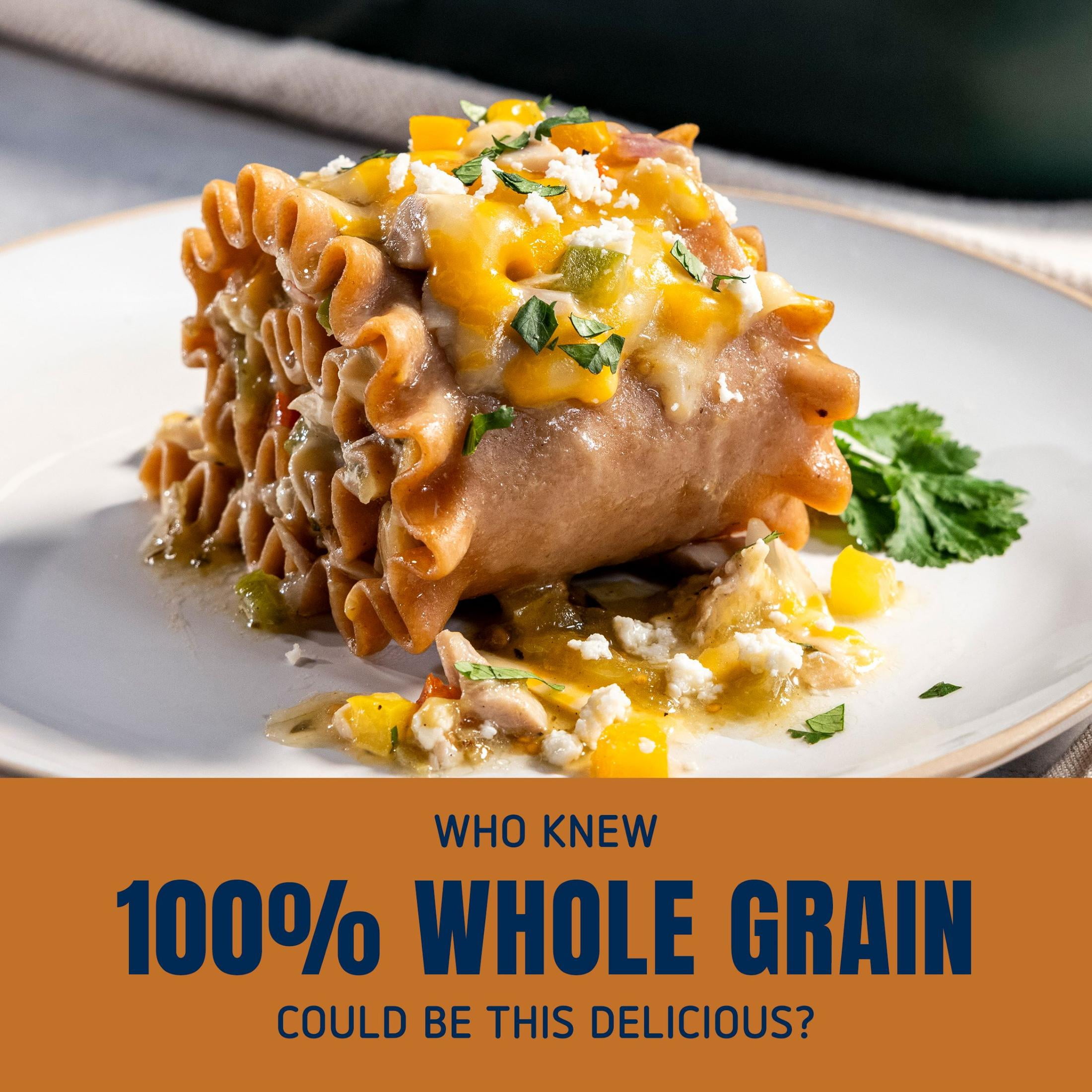 Barilla Whole Grain Lasagne, 100% Whole Wheat, 13.25 oz. Box