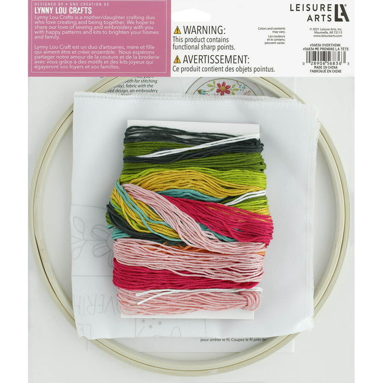 Beginner Embroidery Kit: Bright Rainbow - Silver Linings