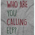 thumbnail image 2 of Christmas Who Are You Calling Elf Romper Boys or Girls Infant Baby Brisco Brands 12M, 2 of 6