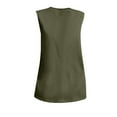 thumbnail image 5 of (clearance)IDALL Vest Tops for Women Vest Tops for Women's Sleeveless Short Sleeve Work Waistcoat Slim Elegant Coat Waistcoat Vest Women's Outerwear Vests Green Xl, 5 of 5