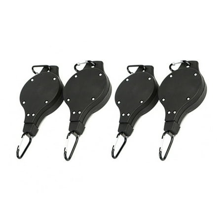 Fridja Retractable Plant Pulley Adjustable Plant Hanger Hook with Locking Mechanism