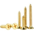 thumbnail image 5 of (10pcs) Brass Countersunk Head Tapping Screws , M4x35mm, 5 of 5