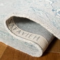 thumbnail image 5 of SAFAVIEH Micro-Loop Britton Oriental Runner Rug, Light Grey/Ivory, 2'3" x 11', 5 of 7