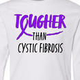 thumbnail image 4 of Inktastic Tougher than Cystic Fibrosis Long Sleeve Youth T-Shirt, 4 of 5