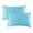 Light blue, variant on Lavender Satin Pillowcase Pillows Cases Pillowcase Cover 2PCS (20x26 inches) Satin Pillow Covers With Envelope Closure