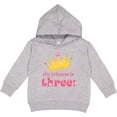thumbnail image 2 of Inktastic 3rd Birthday Princess I'm Three Toddler Hoodie, 2 of 4