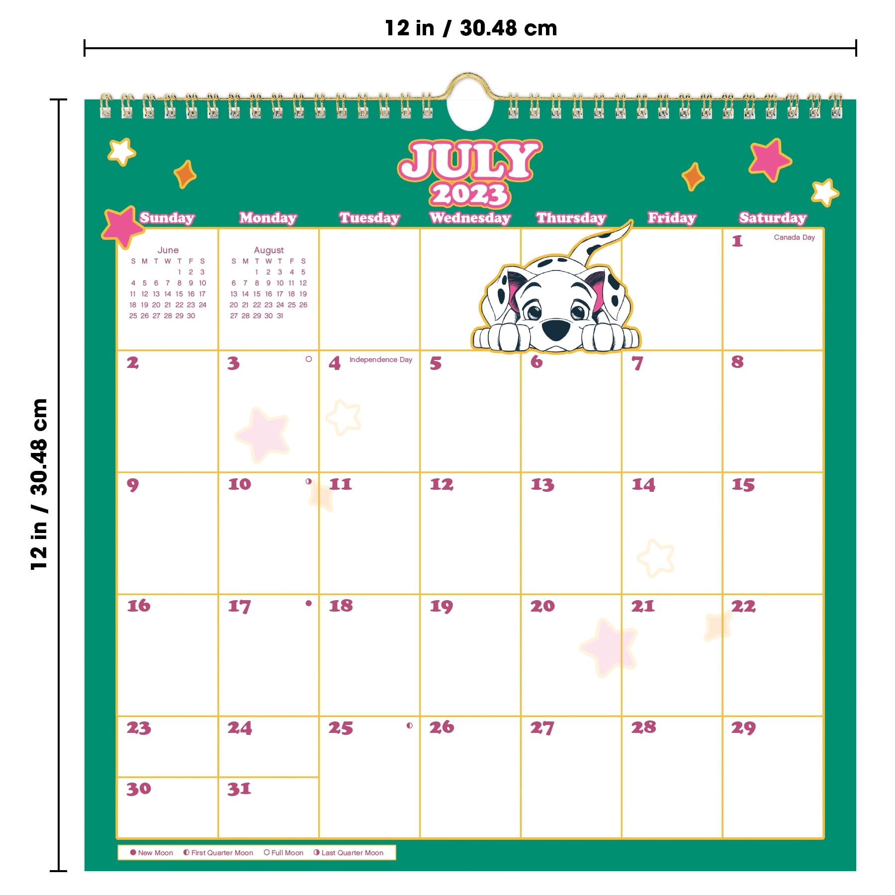 Trends International 2023-2024 Disney Classic Academic Spiral Wall Calendar  (July 2023 - June 2024) Academic Spiral Wall Calendar - Walmart.com