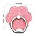 thumbnail image 3 of MKHSQHDG Today's Deals Cell Phone Ring Holder Flower Shape Phone Ring Holder Metal Finger Grip Finger Kickstand 360° Rotation Universal Finger Ring Phone Grip Compatible with All Smartphone, 3 of 5