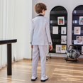 thumbnail image 5 of Bainana Christmas Outfit Set For Boys Long Sleeve Solid Color Gentleman Suit 4 Pieces Clothes Set Big Kids Trendy Daily Wear, 5 of 6