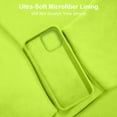 thumbnail image 6 of Compatible with iPhone 14 Pro Case, [Upgraded Thickened Liquid Silicone] [Soft Anti-Scratch Microfiber Lining] Shockproof Full Body Protective Case for iPhone 14 Pro 6.1 inch - Fluorescent Green, 6 of 12