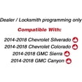 thumbnail image 4 of Easy to Use Keyless Entry Remote Control Car Key Fob Replacement for Chevy, 4 of 4