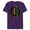 Purple, variant on Marvel Avengers: Endgame Logo Super Hero Colors - Short Sleeve Blended T-Shirt for Adults - Customized-Black