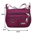 thumbnail image 2 of Douhoow Women Multi Pocket Messenger Bag Zipper Crossbody Bag Waterproof Shoulder Bag, 2 of 7