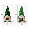 thumbnail image 5 of St. Patricks Day Gnome- Plush Irish Gnome Green Faceless Doll Scandinavian Tomte for St Patricks Day Decorations, 5 of 5