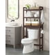 thumbnail image 1 of Estante de Baño sobre Inodoro, mueble para baño organizador, Estante de 3 Niveles con Ganchos Extraíbles, Adecuado para cocinas y baños, 1 of 5