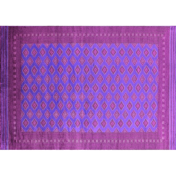 Ahgly Company Indoor Rectangle Oriental Pink Industrial Area Rugs, 2' x 3'