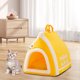 thumbnail image 1 of Tienda de campaña perfecl para perros refugio para mascotas cama lavable XL amarillo, 1 of 8
