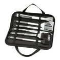 thumbnail image 1 of Juego de herramientas para parrilla BBQ 6 en 1 Uxcell - Accesorios para parrilla con estuche de transporte de acero inoxidable 1 pieza, 1 of 1